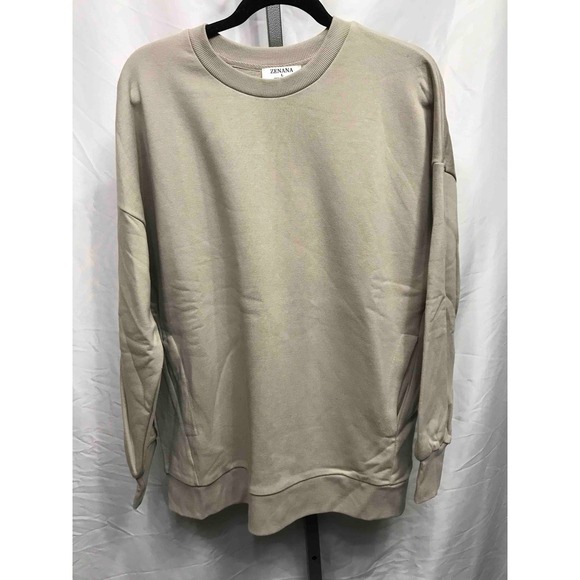 ZENANA Set of 7 Oversized Crew Neck Sweatshirt Long Sleeve Casual Basic Women L - Picture 12 of 16